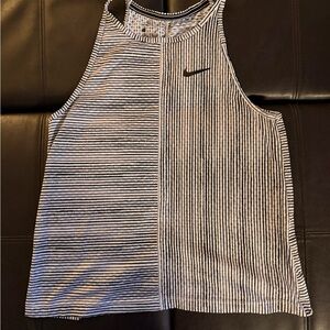 Nike Black and White Dri-FIT Tank